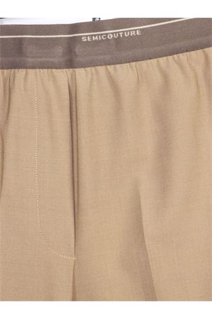 Pantalone in misto lana vergine beige SEMI COUTURE | Y6SI30V590